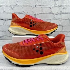 Craft Pure Trail Mens Size 13 Orange Running Hiking Shoes 1914280 CR Foam Racing